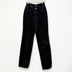 Lawman Black Western World Class Denim Jeans Vintage 90s Women Size 9 High Rise